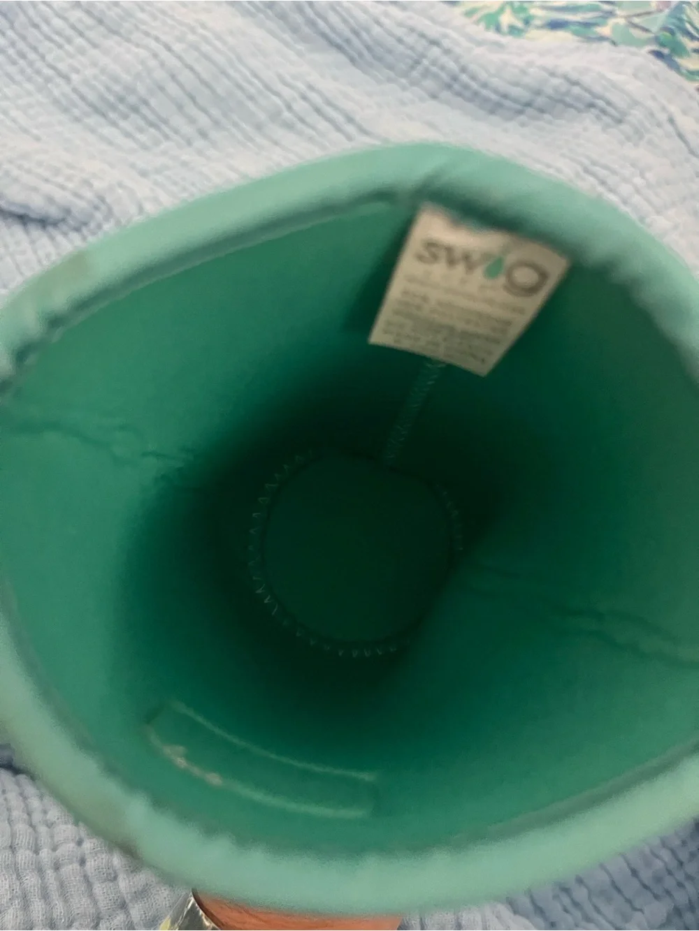 Swims Aqua Neoprene Bottle Cozy